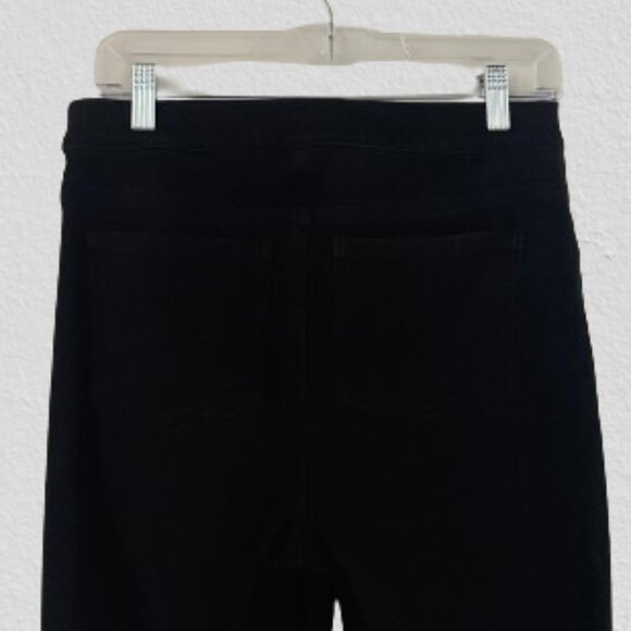 Spanx Black Skinny Sculptured Jeans Pull On Size L - Picture 9 of 11